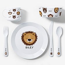 Animal Pals Personalized Kids Dinnerware  - 44619