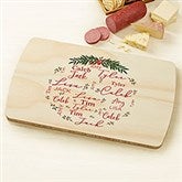 Merry Family Personalized Wood Cutting Board  - 44632