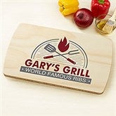 The Grill Personalized Wood Cutting Board - 44635