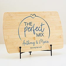 The Perfect Mix Personalized Wood Cutting Board - 44636