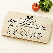 Kitchen Conversions Personalized Wood Cutting Board - 44639