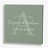 Simply Us Personalized Wedding Canvas Prints  - 44673