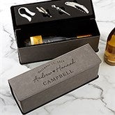 Simply Us Personalized Wedding Wine Bottle Accessory Box - 44692