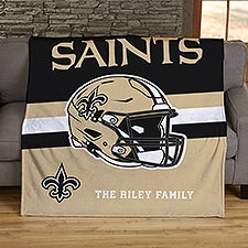 NFL New Orleans Saints Personalized Blankets - 44723