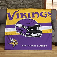 NFL Minnesota Vikings Personalized Blankets - 44724