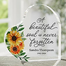 Beautiful Soul Personalized Colored Heart Keepsake - 44786