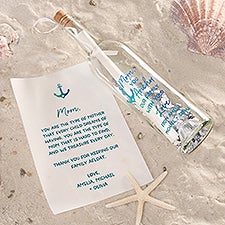 Our Family Anchor Personalized Letter In A Bottle - 44816