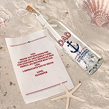 Our Anchor Personalized Letter In A Bottle  - 44817