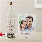 To My Wife Personalized Letter In A Bottle  - 44818