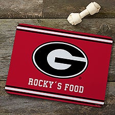 NCAA Georgia Bulldogs Personalized Pet Food Mat - 44823