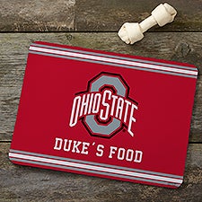 NCAA Ohio State Buckeyes Personalized Pet Food Mat - 44824
