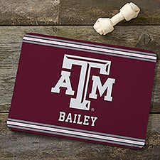 NCAA Texas A&M Aggies Personalized Pet Food Mat - 44830