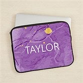 Birthstone Color Personalized Laptop Computer Sleeve  - 44839