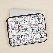 Repeating Name Personalized Laptop Sleeve - 44842