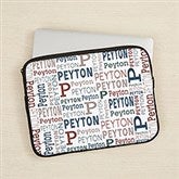 Repeating Name Personalized Laptop Sleeve - 44842