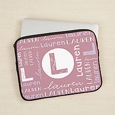 Youthful Name Girls Personalized Laptop Computer Sleeve  - 44844