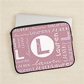 Youthful Name Girls Personalized Laptop Computer Sleeve  - 44844