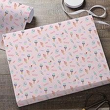 Life is Sweet Precious Moments® Personalized Wrapping Paper - 44855
