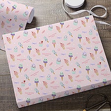 Life is Sweet Precious Moments® Personalized Wrapping Paper - 44855
