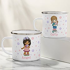 Life is Sweet Precious Moments® Personalized Enamel Mug  - 44872