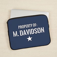 Authentic Personalized Laptop Sleeve - 44877