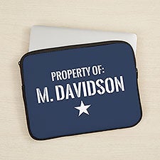 Authentic Personalized Laptop Sleeve  - 44877