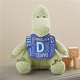 Repeating Name Personalized Plush Dinosaur - For Boys - 44882