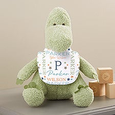 Star Struck Baby Boy Personalized Plush Dinosaur - 44885