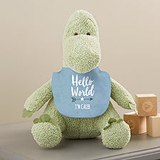 Hello World Personalized Plush Dinosaur - 44888