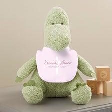 Christening Day For Her Personalized Plush Dinosaur - 44899