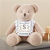Star Struck Baby Boy Personalized Plush Teddy Bear - 44909