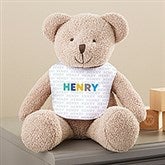 Vibrant Name Personalized Plush Teddy Bear  - 44916