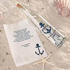 You Are My Anchor Personalized Letter In A Bottle  - 44933