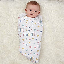 Hi Little One Personalized Receiving Blanket  - 44964