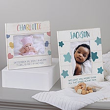Hi Little One Personalized Baby Shiplap Frame - 44967