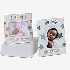 Personalized Baby Shiplap Frame - Hi Little One - 44967