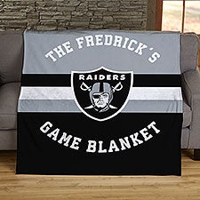 NFL Classic Las Vegas Raiders Personalized Blankets - 45047
