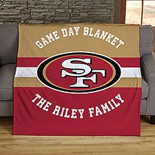 NFL Classic San Francisco 49ers Personalized Blankets - 45050