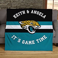 NFL Classic Jacksonville Jaguars Personalized Blankets - 45070