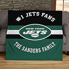 NFL Classic New York Jets Personalized Blankets - 45074