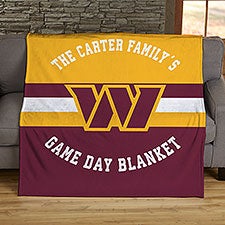 NFL Classic Washington Commanders Personalized Blankets - 45079