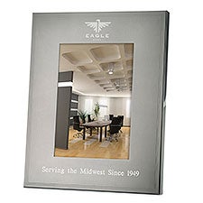 Personalized Logo Gunmetal 5x7 Picture Frame  - 45154