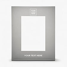 Personalized Logo Gunmetal 5x7 Picture Frame  - 45154