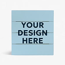 Personalized Logo Wooden Slat Sign - 45155