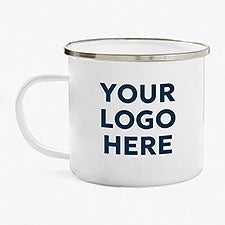Personalized Logo Enamel Mug 12 oz  - 45177