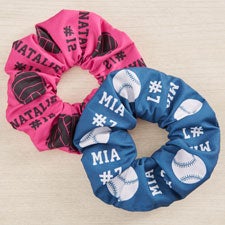 Sports Girl Personalized Scrunchie 2pc Set - 45183