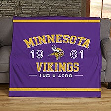 NFL Established Minnesota Vikings Personalized Blankets - 45184