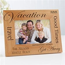 Personalized Vacation Picture Frames - 4519