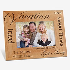 Personalized Vacation Picture Frames - 4519