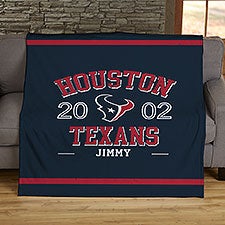 NFL Established Houston Texans Personalized Blankets - 45194